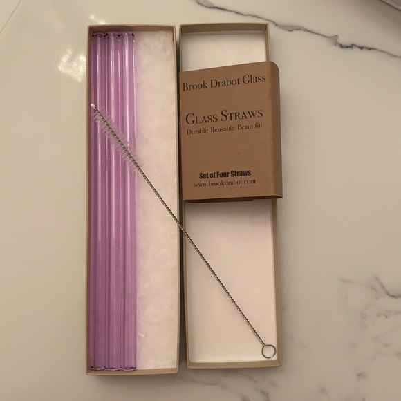 Set of 3 Glass Straws - Picture 3 of 4